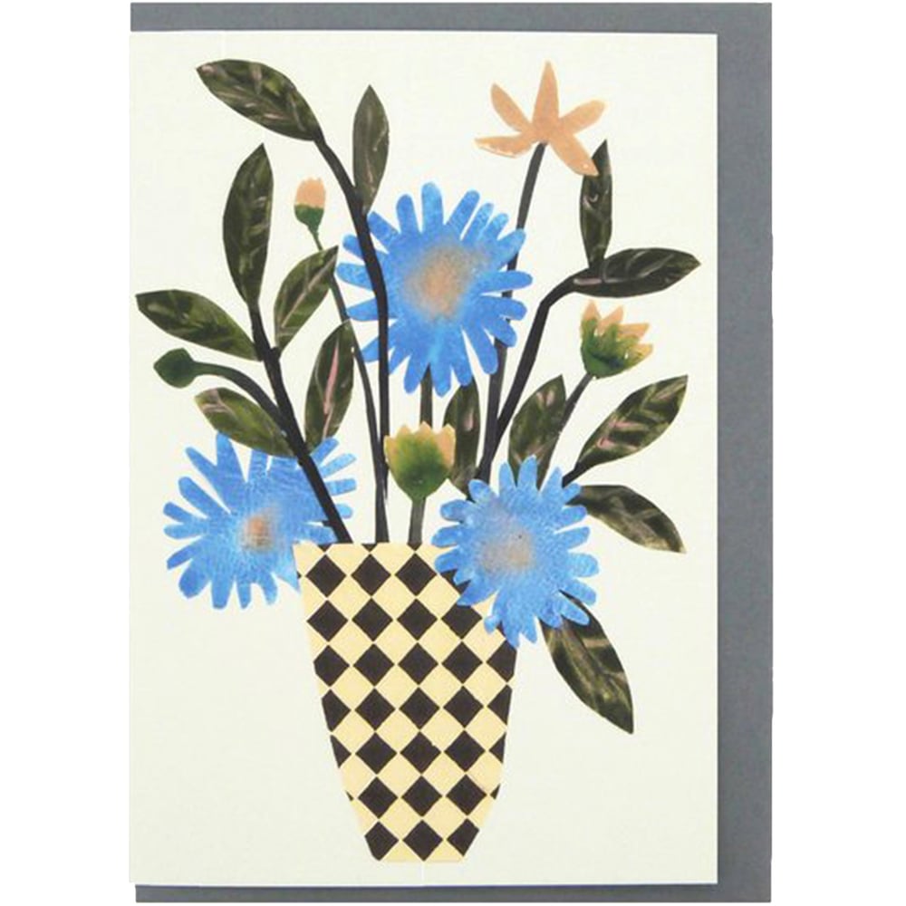 Image of Chequer Vase Card