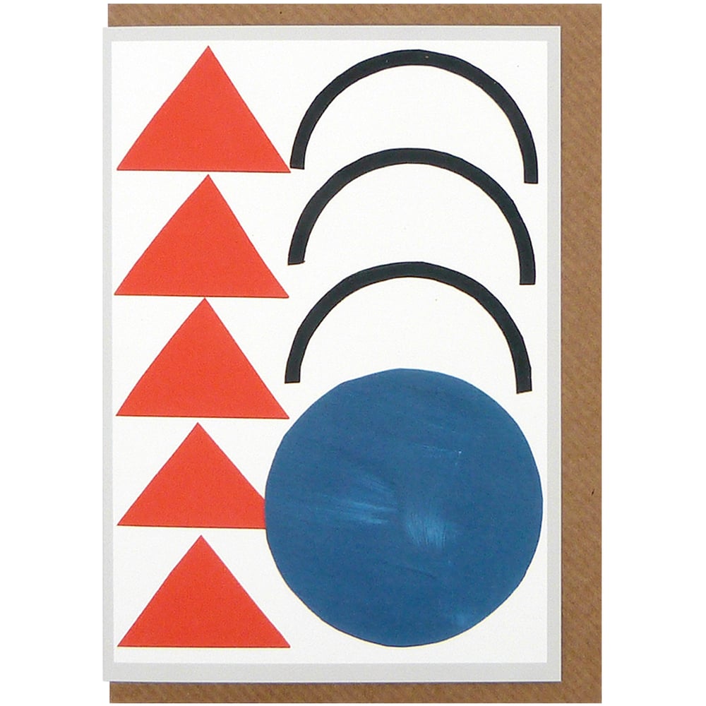 Image of Johnston Triangles Card