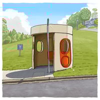 Image 1 of Flynn, Companion Crescent, digital print