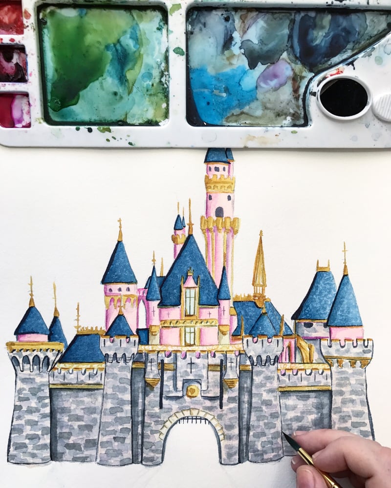 Image of Sleeping Beauty's castle