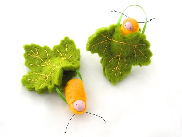 Image of Leaf Baby Ornament