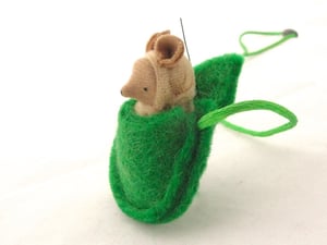 Image of Tan Mouse Necklace