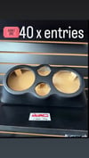 Universal speaker rack 2 6.5” and 2   3.8 super tweeter holes 