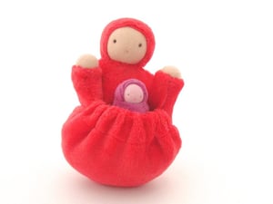 Image of Red Pocket Mama Doll 