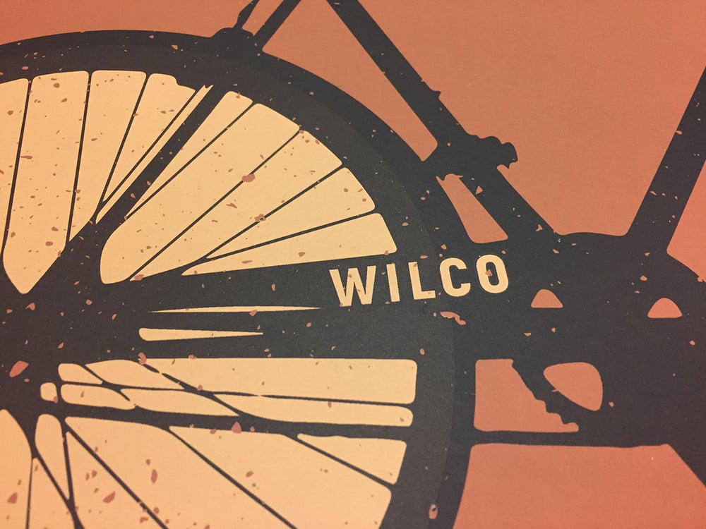 Wilco The Bicycle City Poster