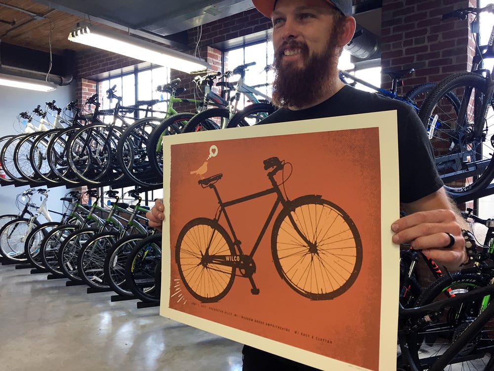 Wilco The Bicycle City Poster