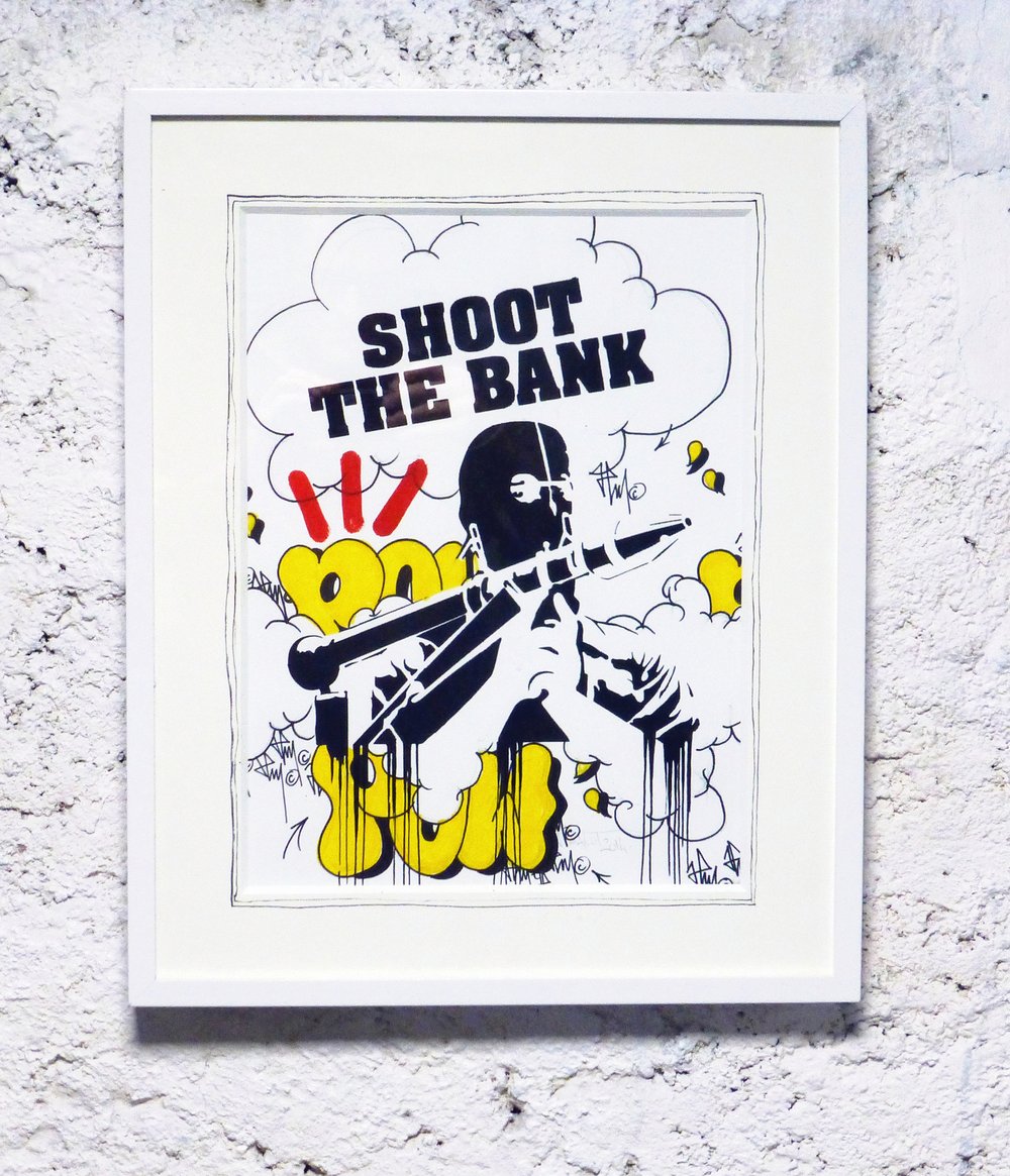 SHOOT THE BANK X POW 1/1 2014