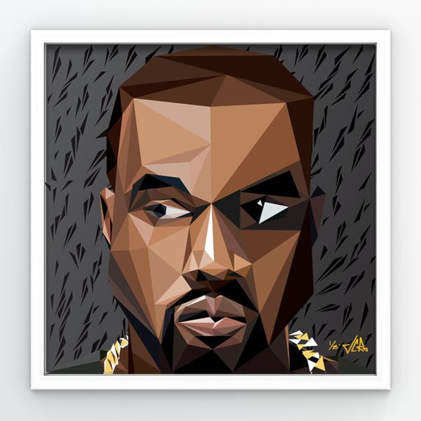 Image of JCRo - "Pablo Ye'casso" Pirate Black print 20"