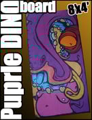 Image of Purple Dinosaur :: 8x4