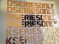 Image 1 of Dseries / Bseries and kseries  ROSEGOLD banners