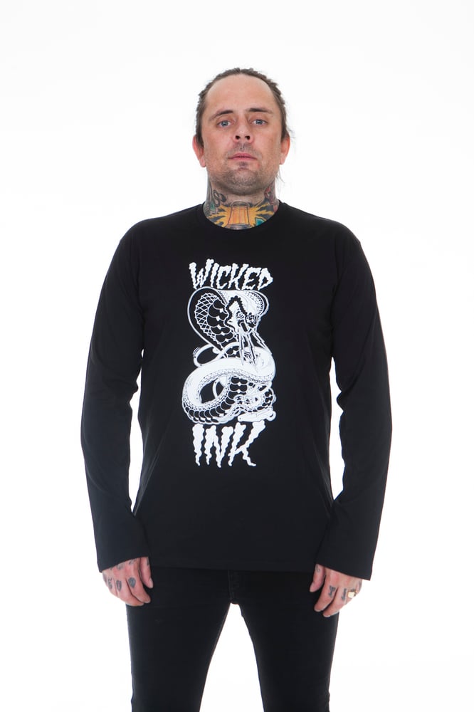 Image of Men's Black Cobra L/Sleeve