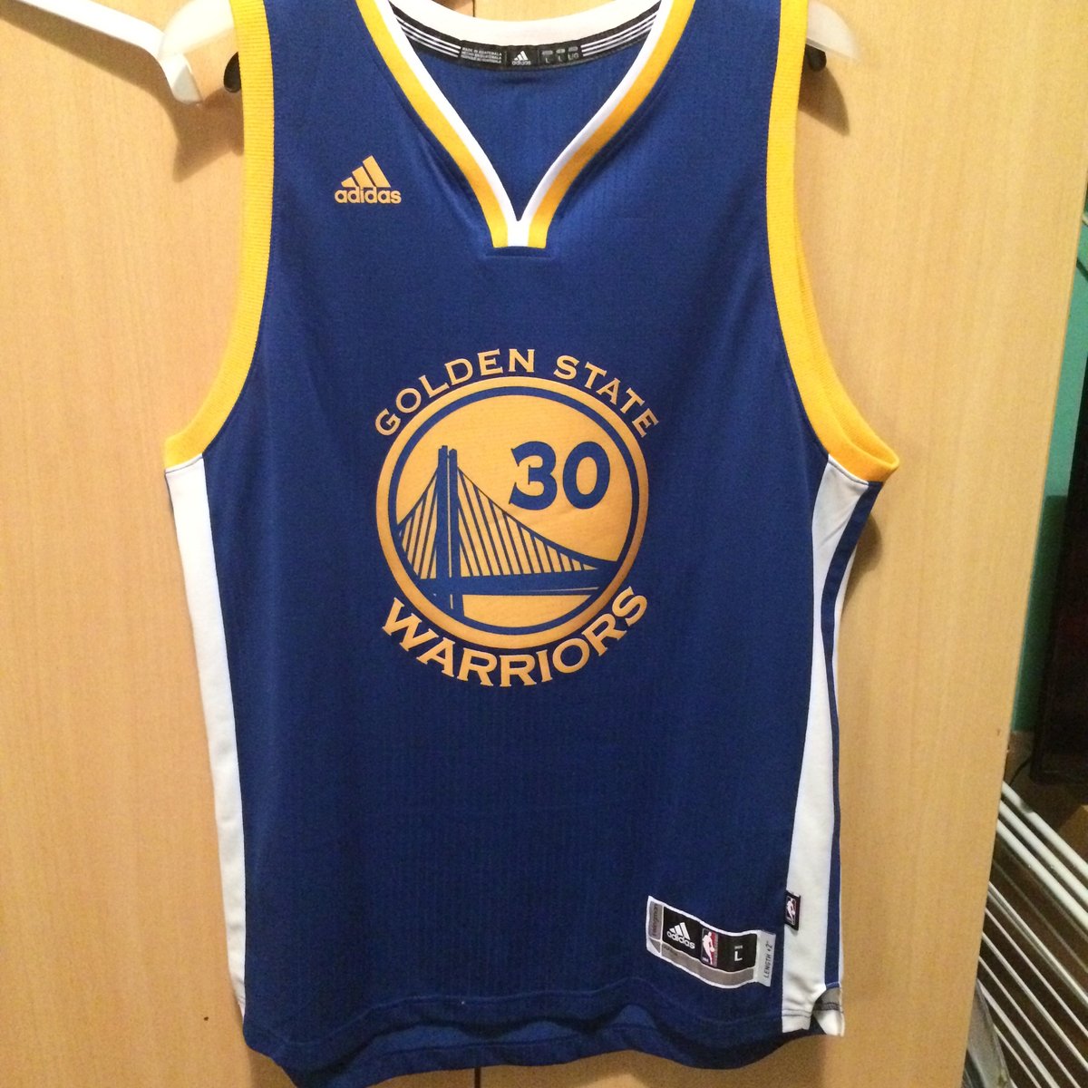 Image of Stephen Curry Golden State Warriors Adidas Swingman NBA jersey