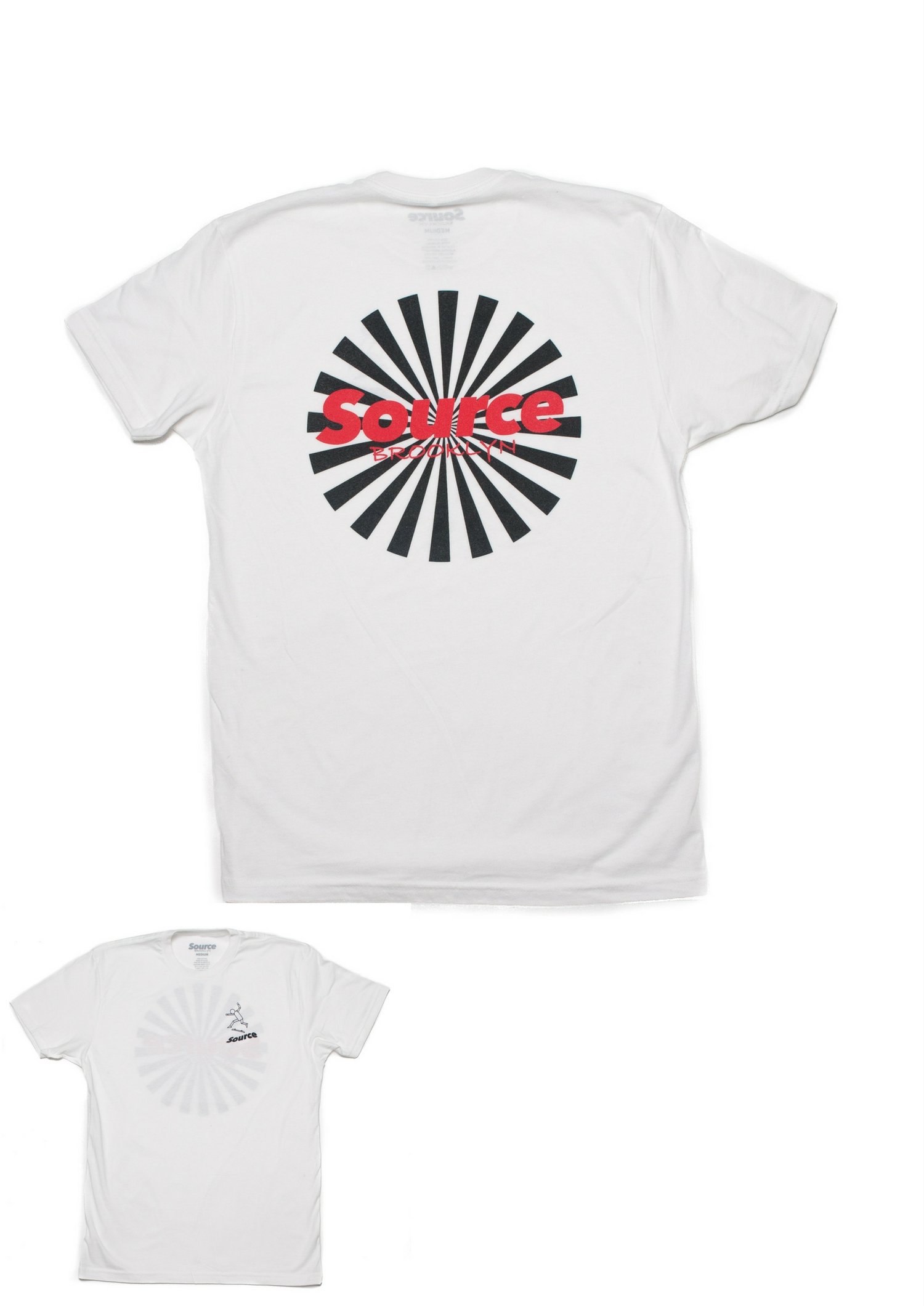 Image of White T shirt with Dylan Rieder kick flip logo on left side