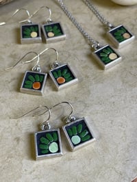 Image 1 of Green Mosaic Sunflowers