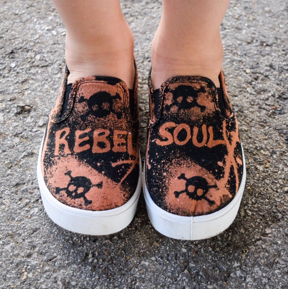 "Rebel Soul" Slip-On Shoes