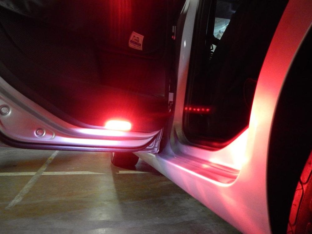 Image of Complete Door Warning / Puddle Housing with LEDs Fits Many Volkswagen Models