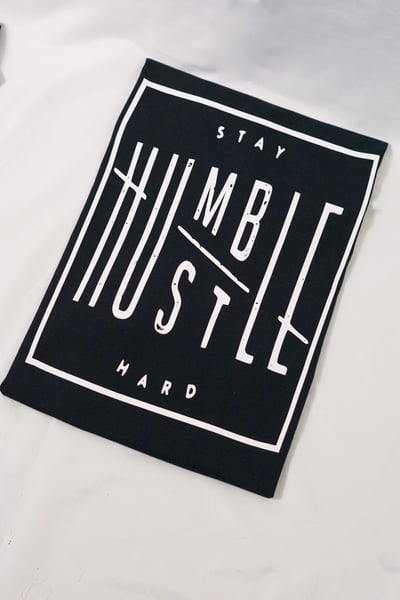 Image of Stay Humble Hustle Hard Black T-Shirt