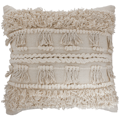 Image of Boho Cushion cream 60cm x 60cm