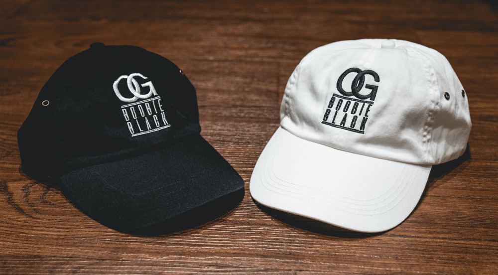 Image of OG Boobie Black "DAD" Hats