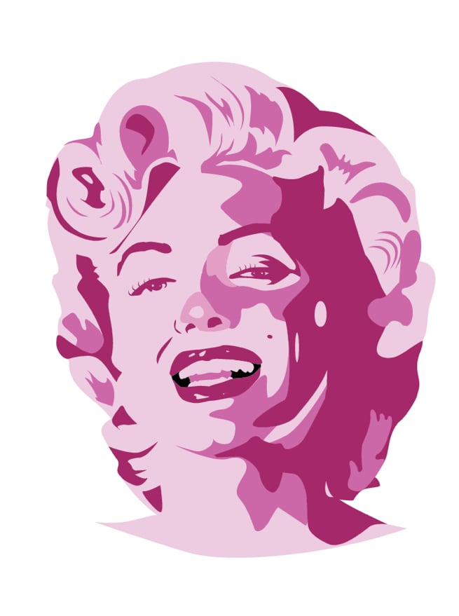 Image of Monroe by Gummo (Pin + Sticker)