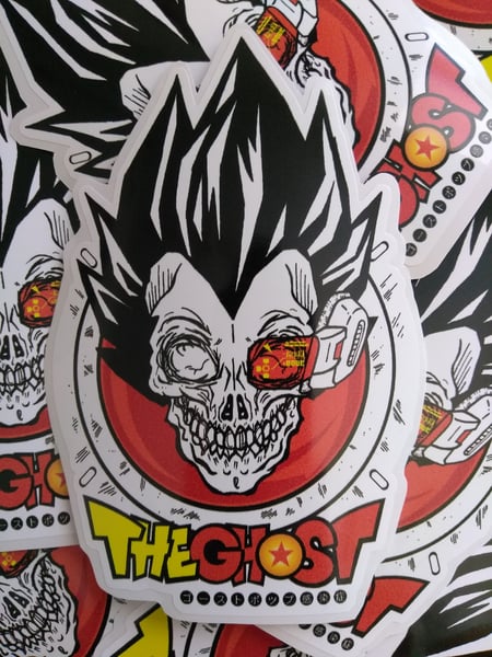 Image of Vegeta Infected Stickers | Dragon Ball Z Stickers | Prince Vegeta Original Fan Art by the Ghost.