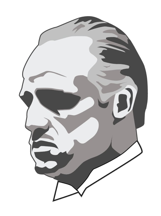 Image of Brando by Gummo (Pin + Sticker)