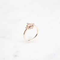 Image 3 of Winter Forest Morganite Ring