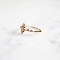 Image 4 of Winter Forest Morganite Ring