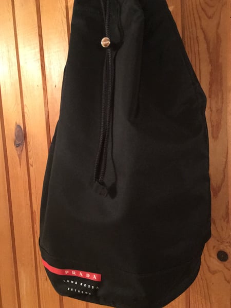 Image of Prada Luna Rossa extreme drawstring bag