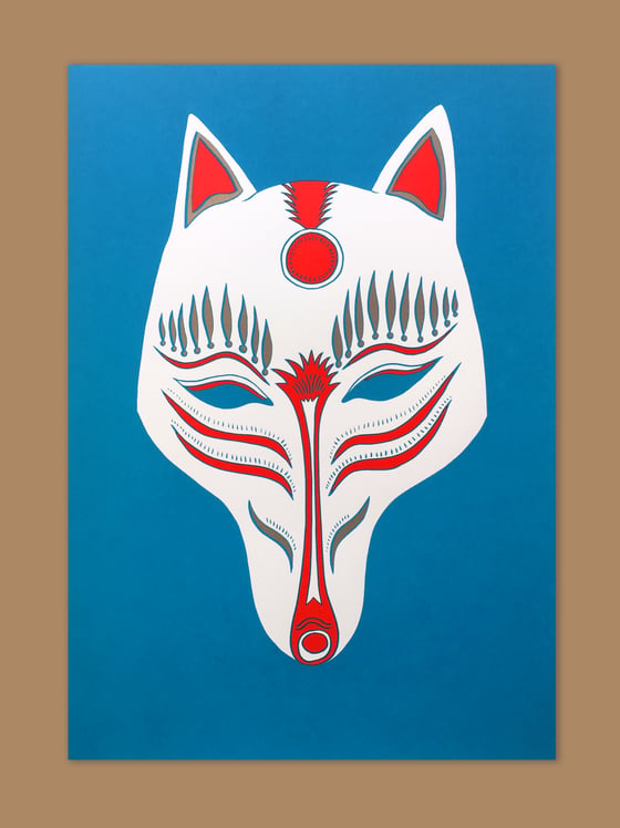 Image of Kitsune Mask Poster