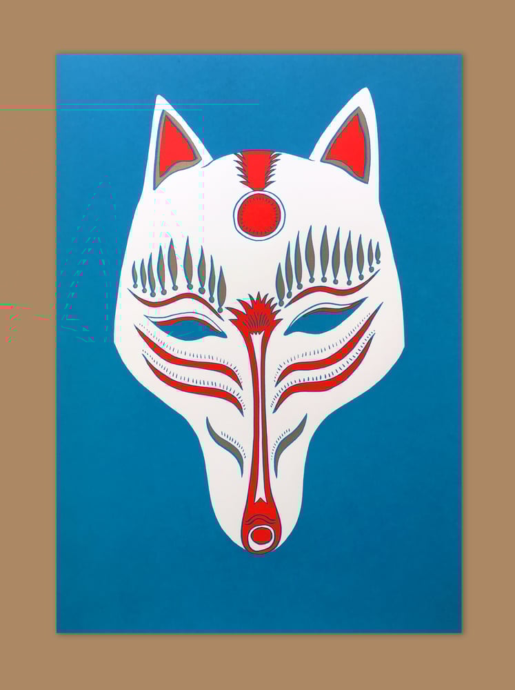 Image of Kitsune Mask Poster