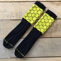 Image 2 of Manchester Bee SWARM Cycling Socks