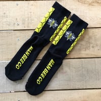 Image 3 of Manchester Bee SWARM Cycling Socks