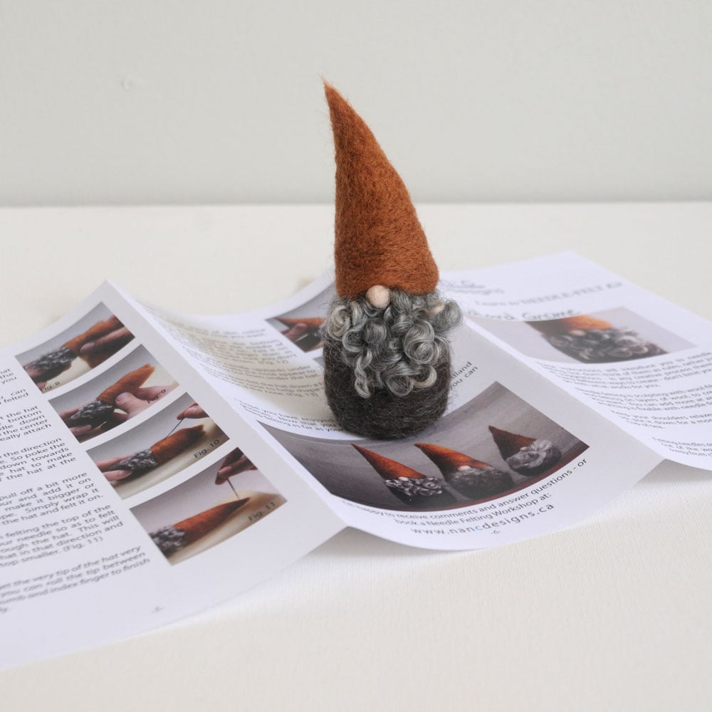Woodland Gnome - Needle Felting Kit