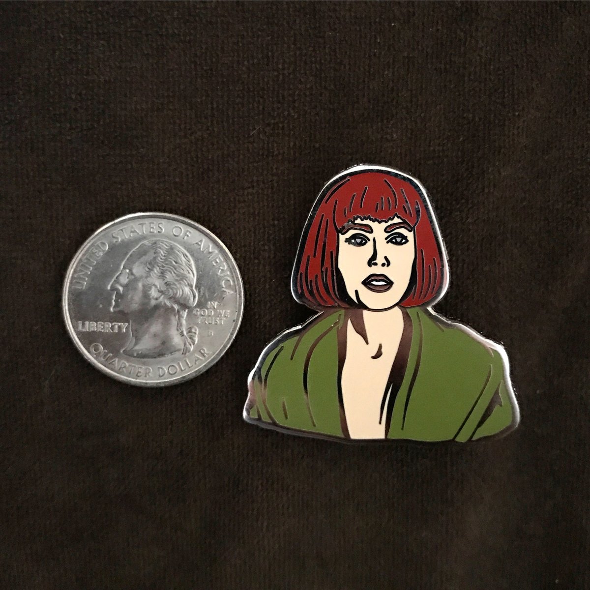 Image of Maude Lebowski pin