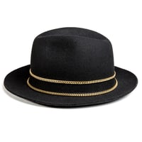 Image 2 of BLACK TRILBY JAPPELOUP GOLD