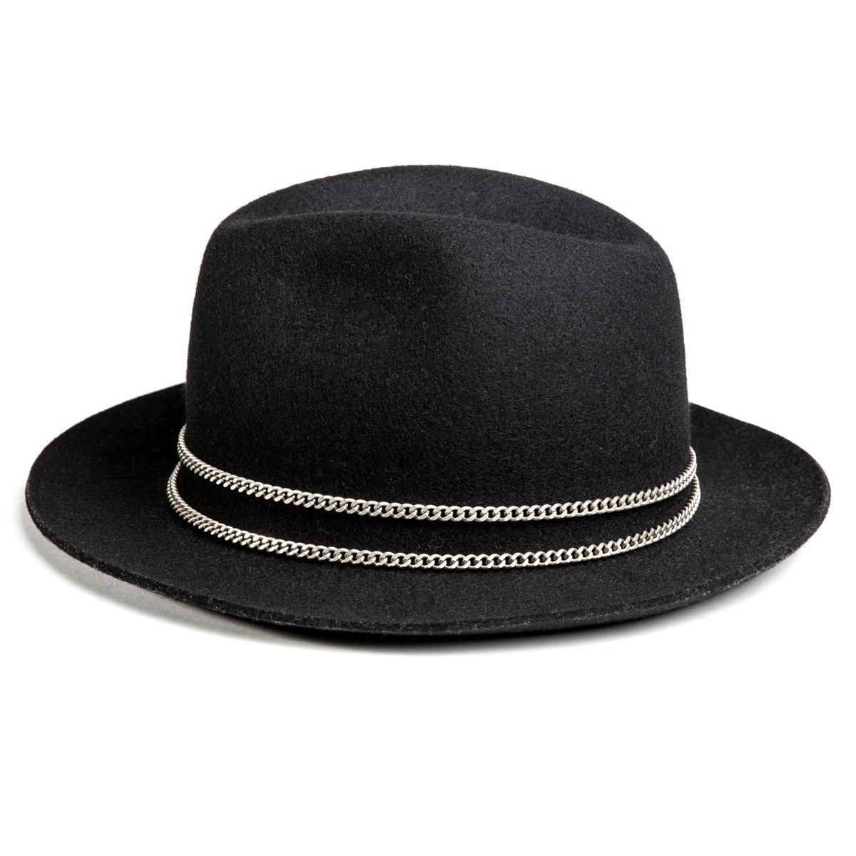 BLACK or GREY TRILBY JAPPELOUP SILVER