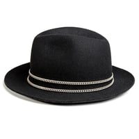 Image 2 of BLACK or GREY TRILBY JAPPELOUP SILVER