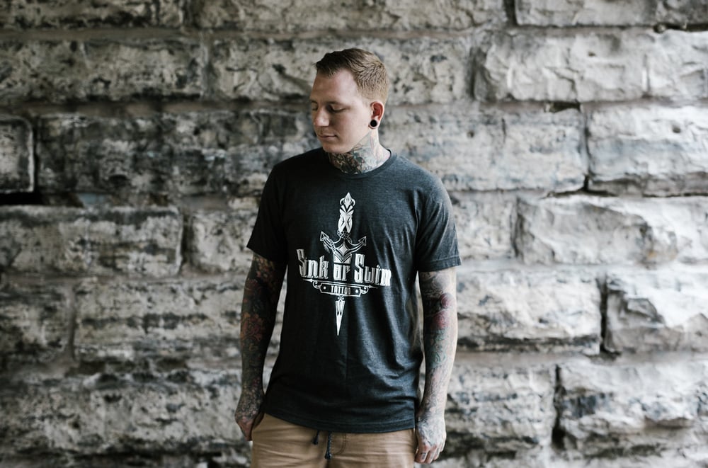 Image of SOS dagger logo tee