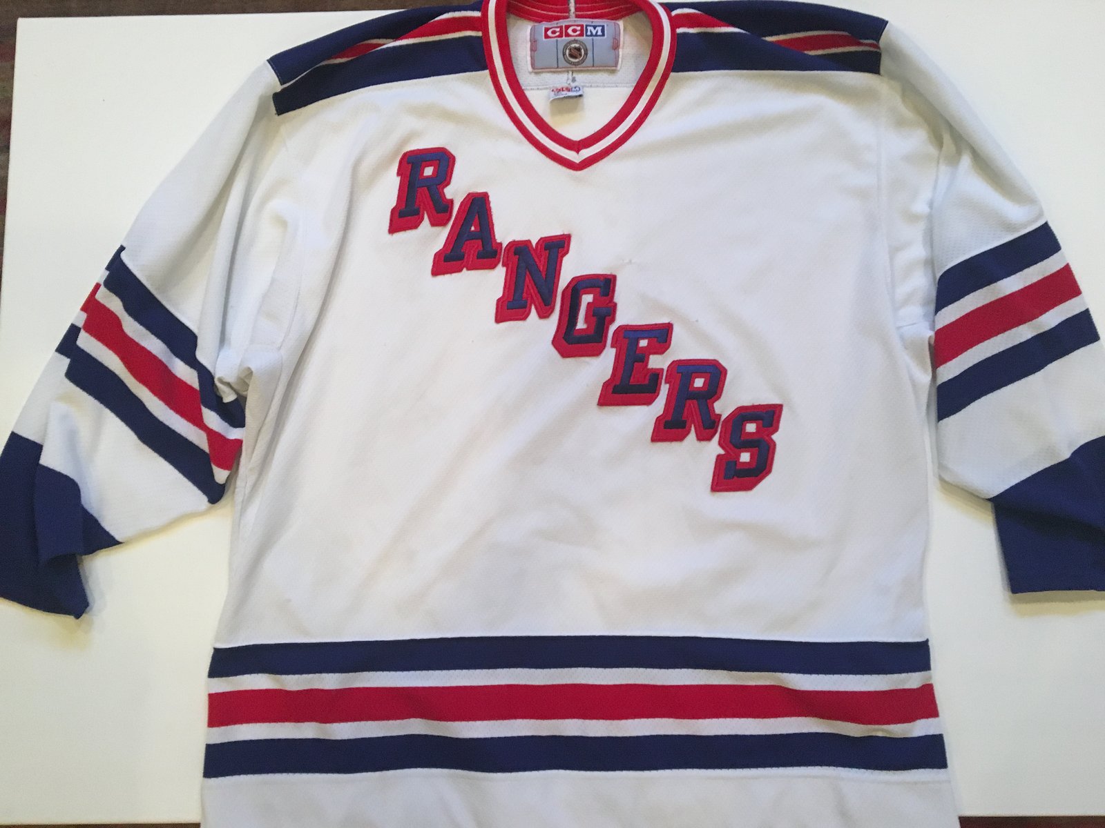 Authentic Vintage CCM NY Rangers Jersey