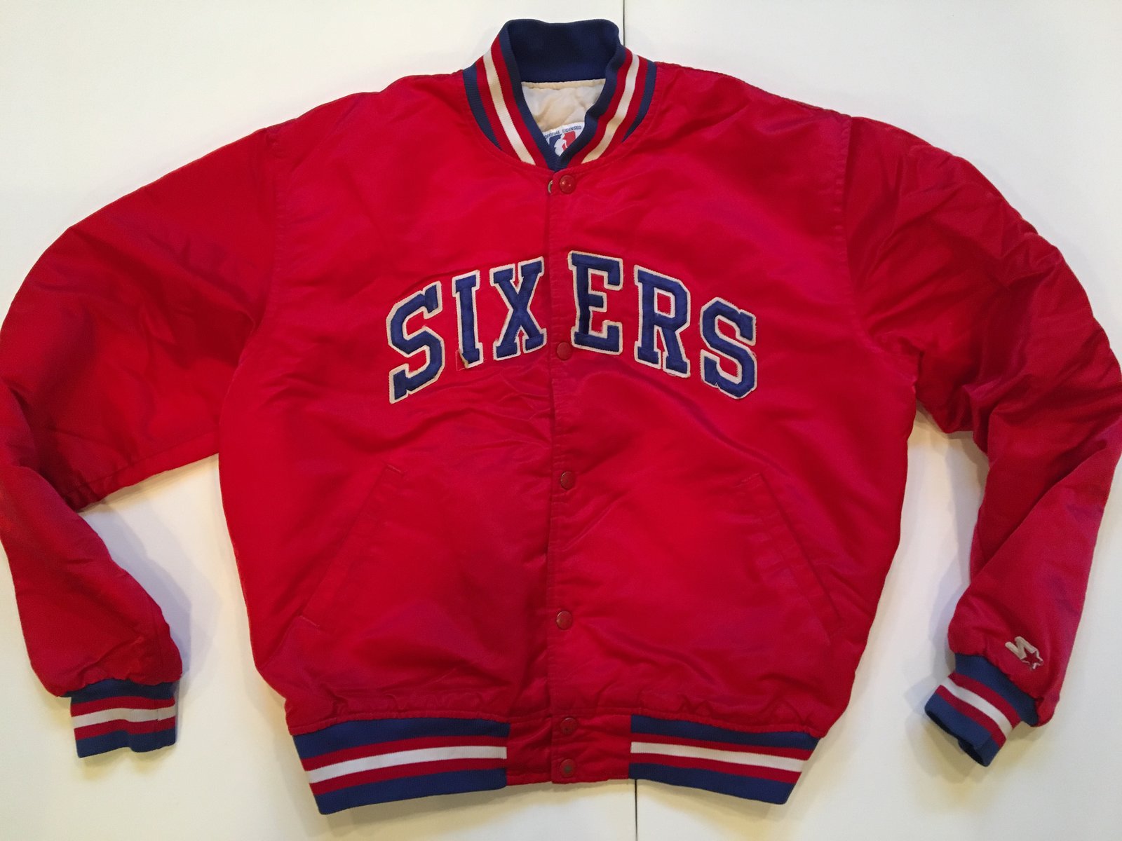 76ers vintage jacket