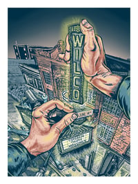 Image 1 of Wilco gig poster Artist Proofs for Rockford, IL show