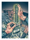 Wilco gig poster Artist Proofs for Rockford, IL show