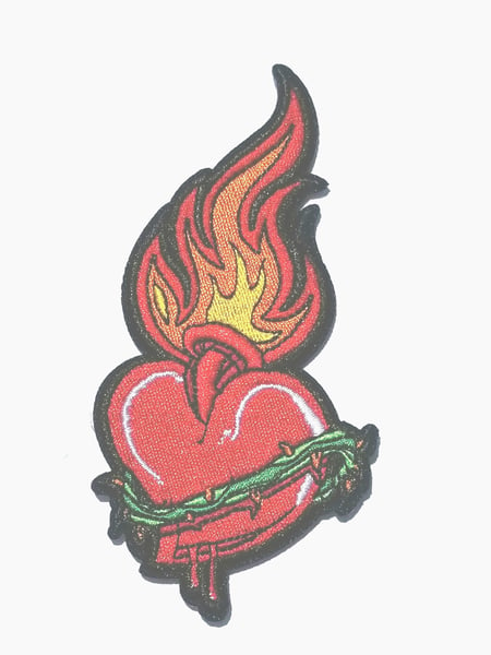 Image of Sacred Heart Iron On Patch