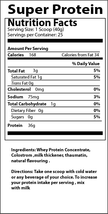 Image of Super Protein Vanilla 
