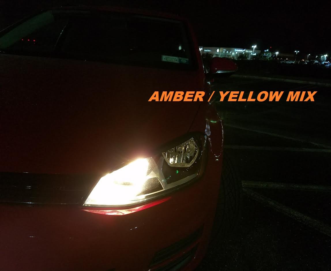 Image of H15 DRL Xenon/Halogen Hybrid Bulbs-Error Free-Fits: MK6/7 GTI/GOLF-MK6 Jetta Sportwagen