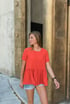 BLOUSE LOLA - ROUGE Image 3