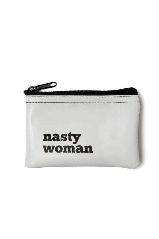 Image of Nasty Woman vinyl zip pouch
