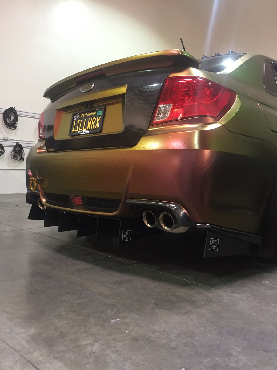 DownForceSolutions — 20112014 V1 wrx/sti rear diffuser “ Sedan only”