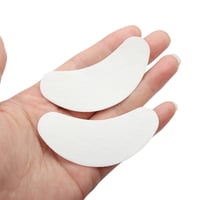 Image 4 of 100 Pairs Hydrogel Eye Patch Eyelash Pad Gel Patch Grafting Under Eye Paper Sticker Fox Wraps Eyelas